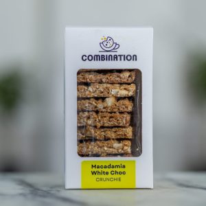 Macadamia White Chocolate Crunchie